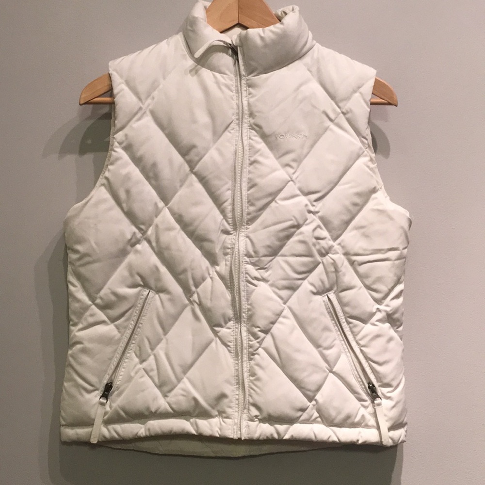 White puffy vest by quest